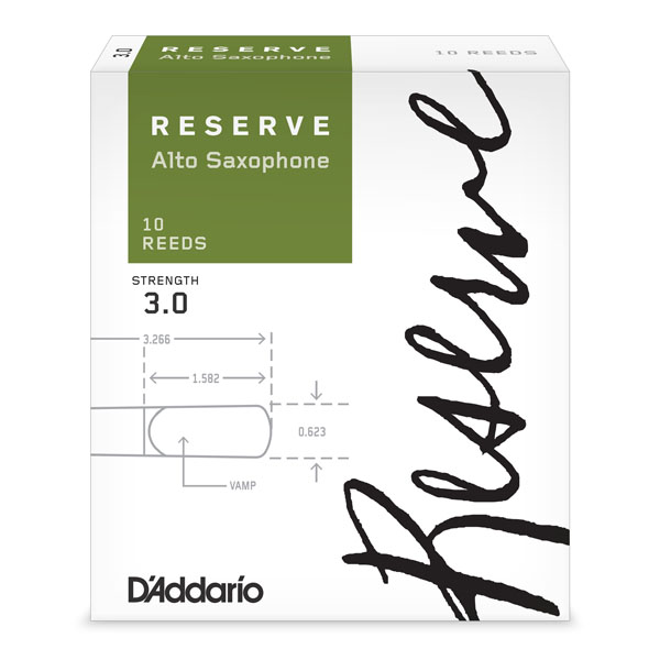 Rico-D'Addario Reserve rieten voor altsaxofoon (10 st) - Klik op de afbeelding om het venster te sluiten